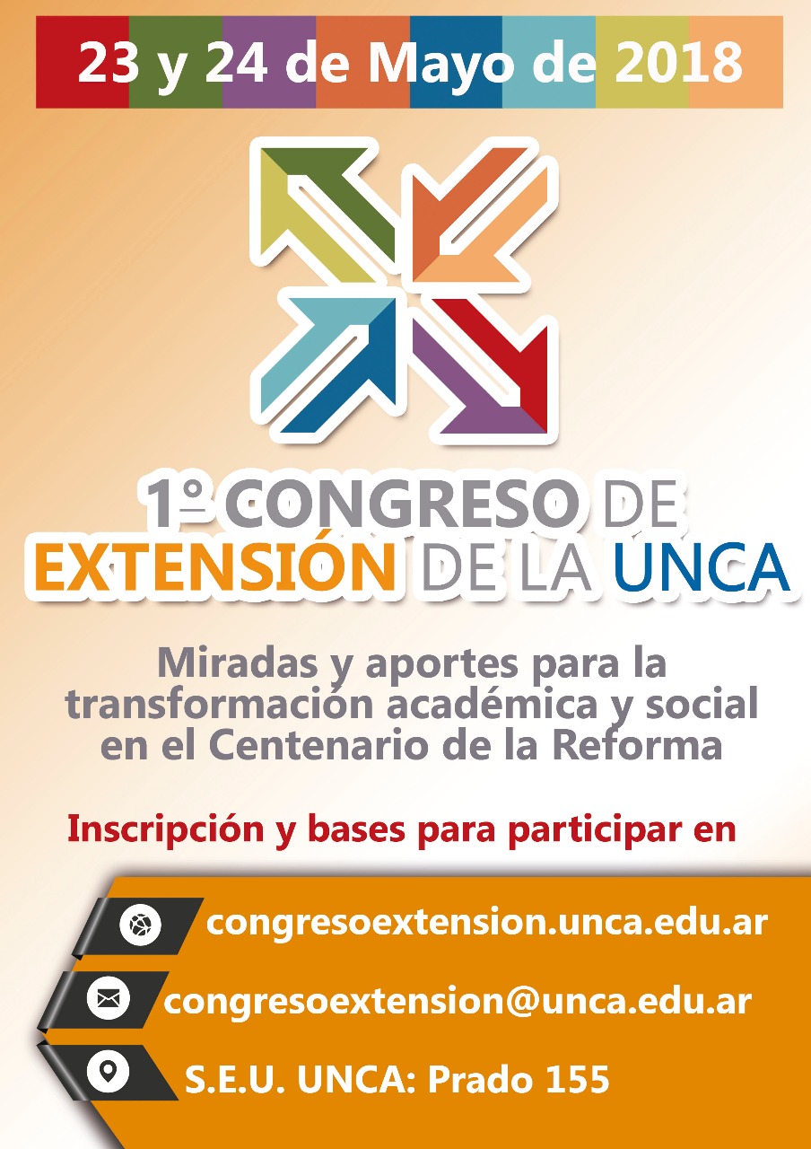 1 Congreso Extension UNCA 2018
