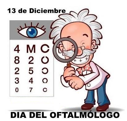 13 diciembre oftalmologo