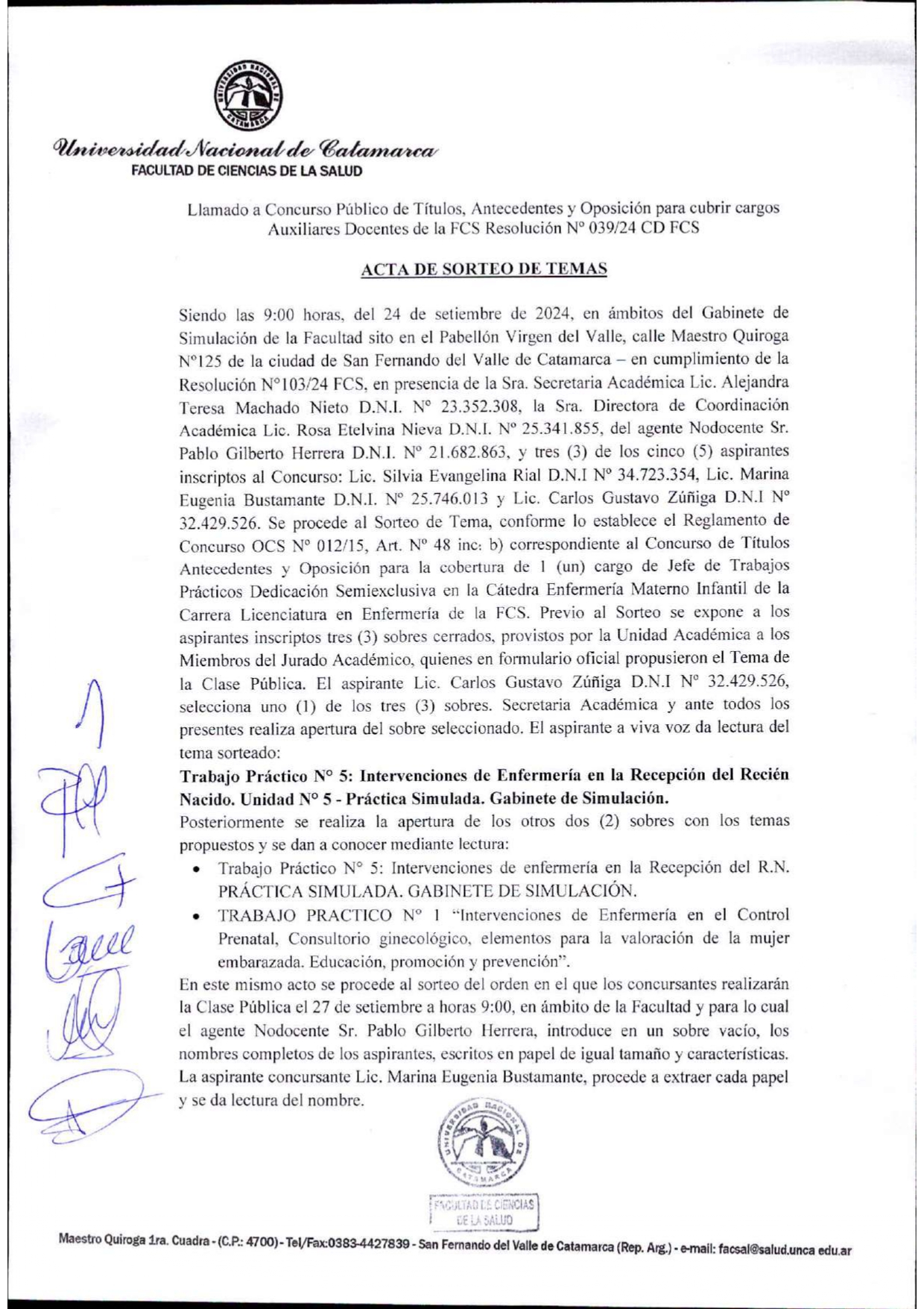 ACTA SORTEO DE TEMAS 24 Sorteo de Tema Enf. Materno Infantil page 0001