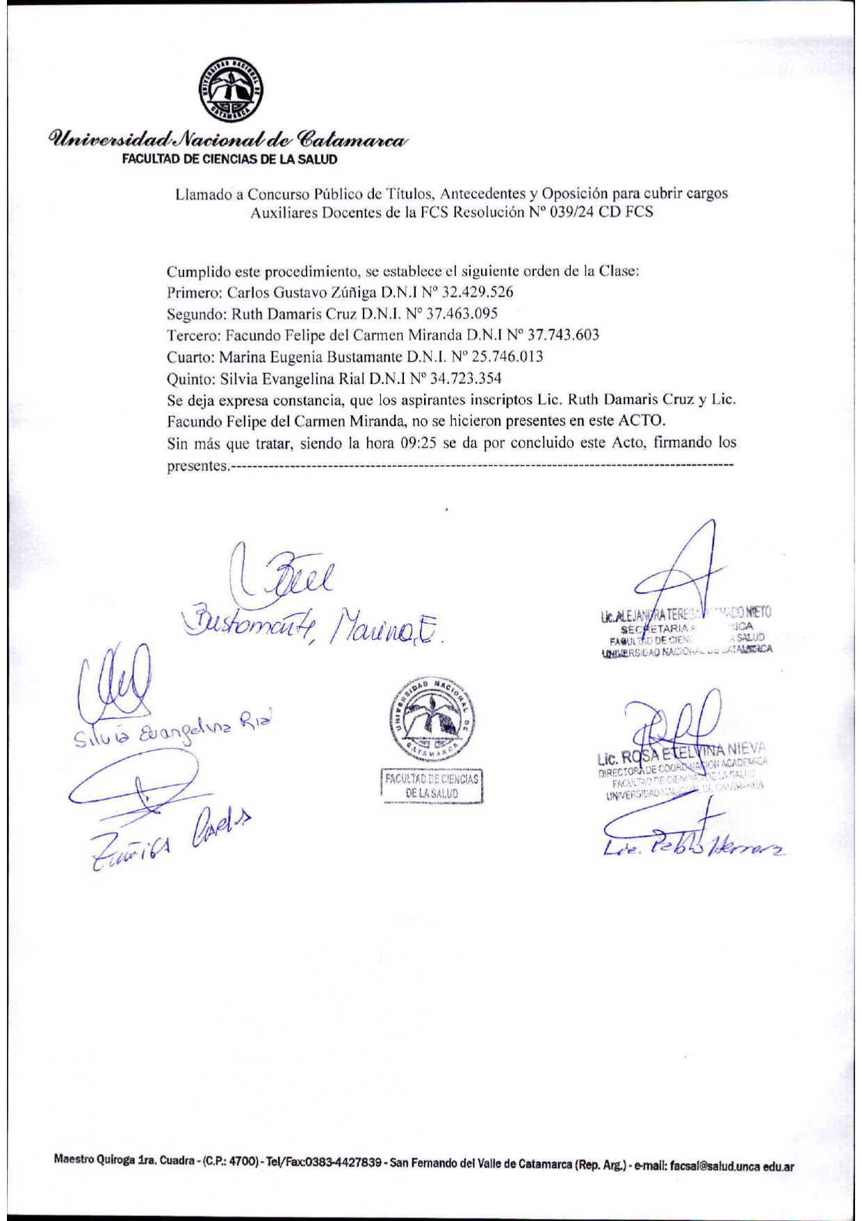 ACTA SORTEO DE TEMAS 24 Sorteo de Tema Enf. Materno Infantil page 0002