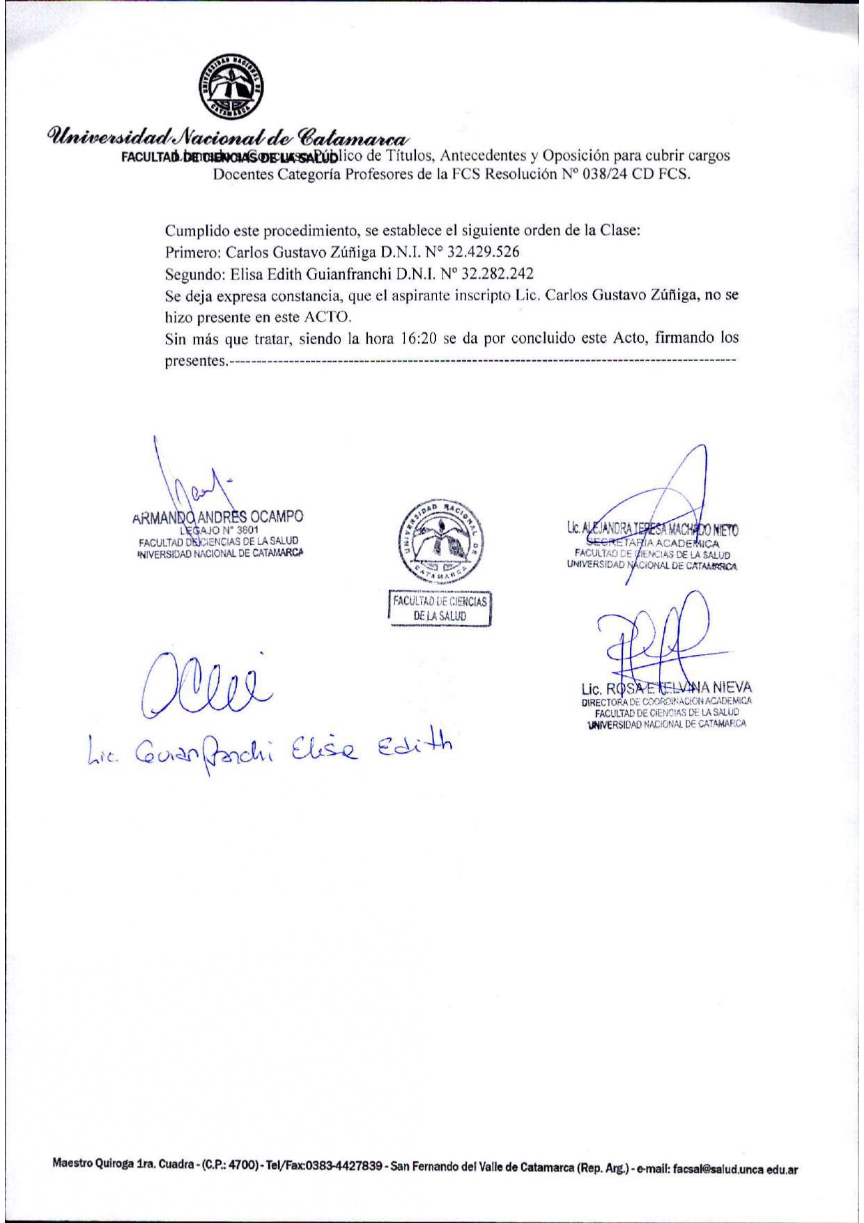 acta de sorteo de temas Cátedra Enfermería en Cuidados Críticos II page 0002