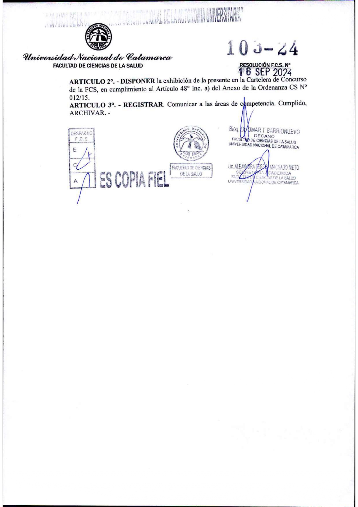 RES DEC 103 240000001A Fijar fecha y hora Enfermería materno infantil page 0002