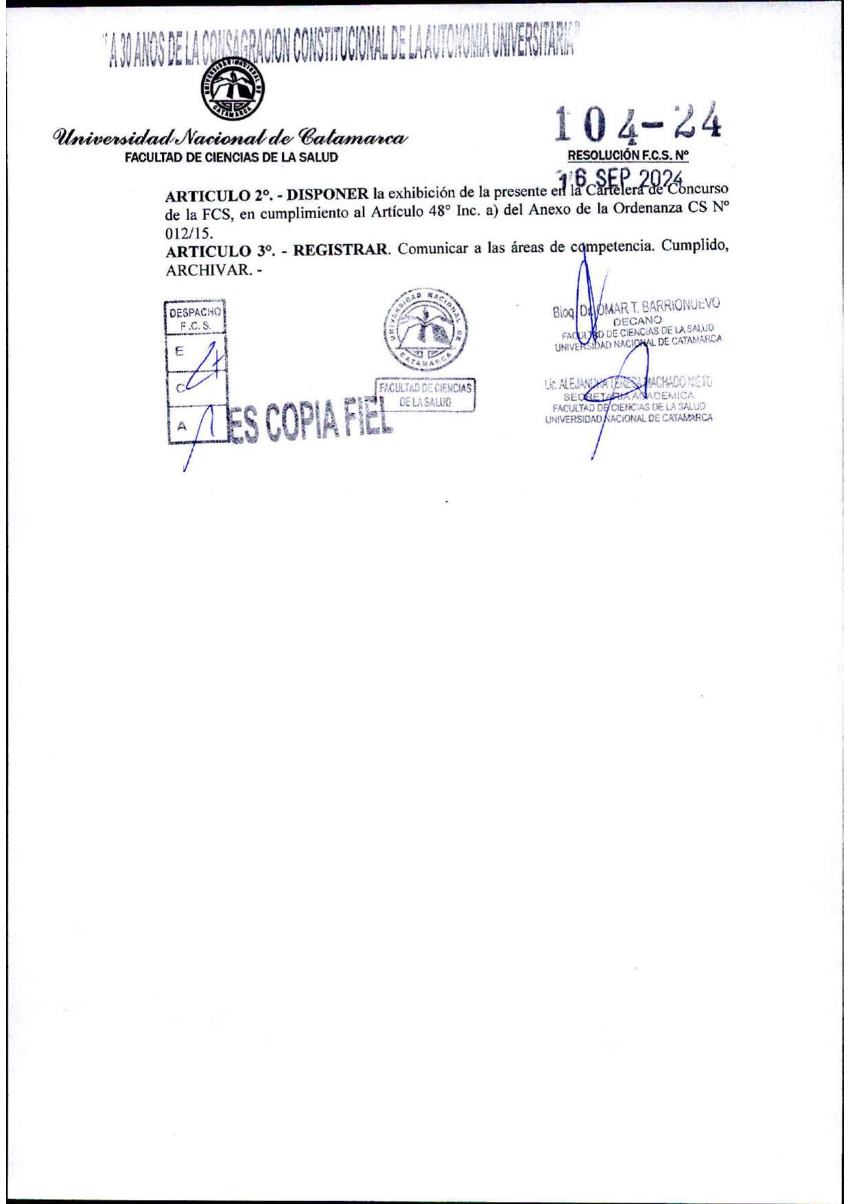 RES DEC 104 24 fIJAR FECHA Y HORA PRACTICA PROFESIONAL JTP 039 page 0002