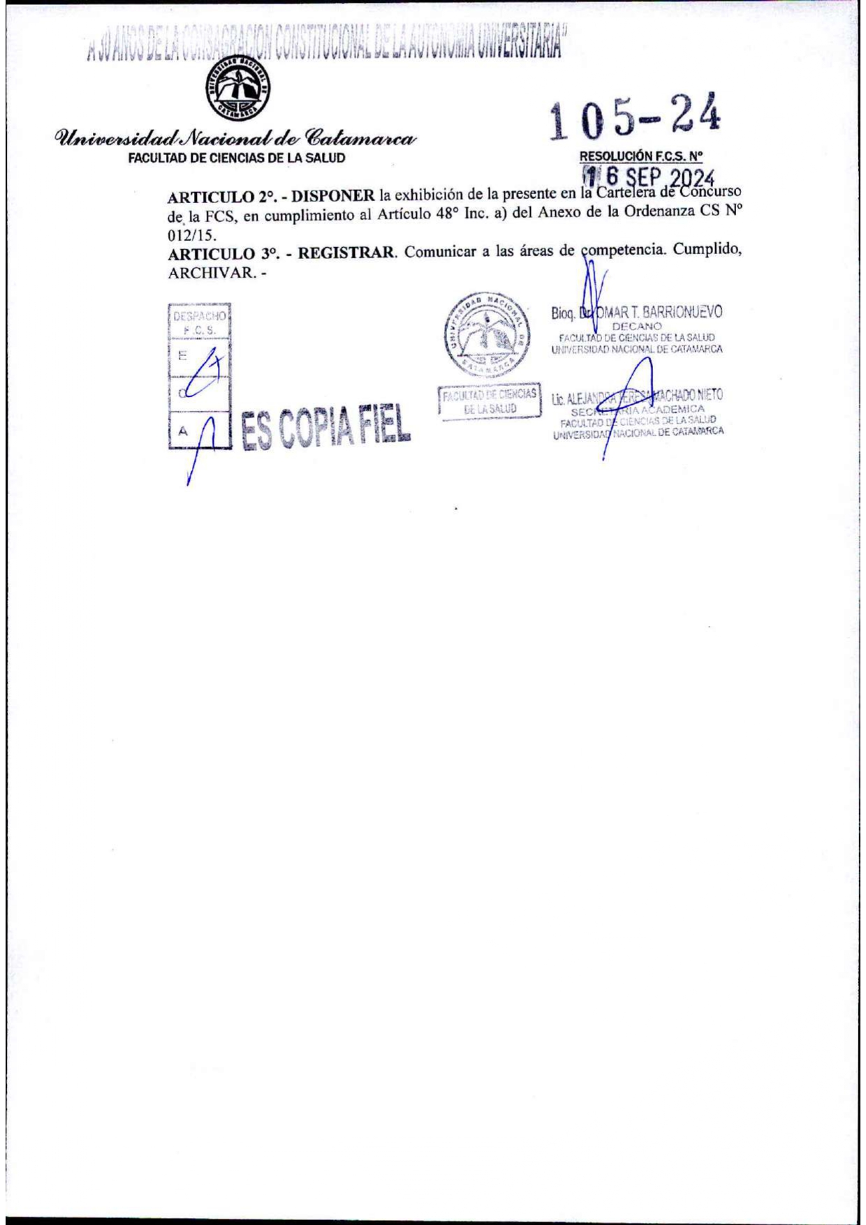 RES DEC 105 24 Fijar fecha y hora Nutrición en Salud Pública page 0002